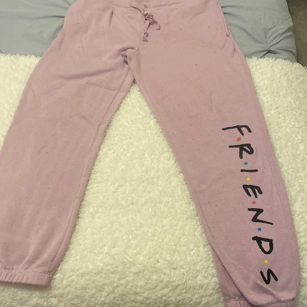 Friends pink sweatpants jogger